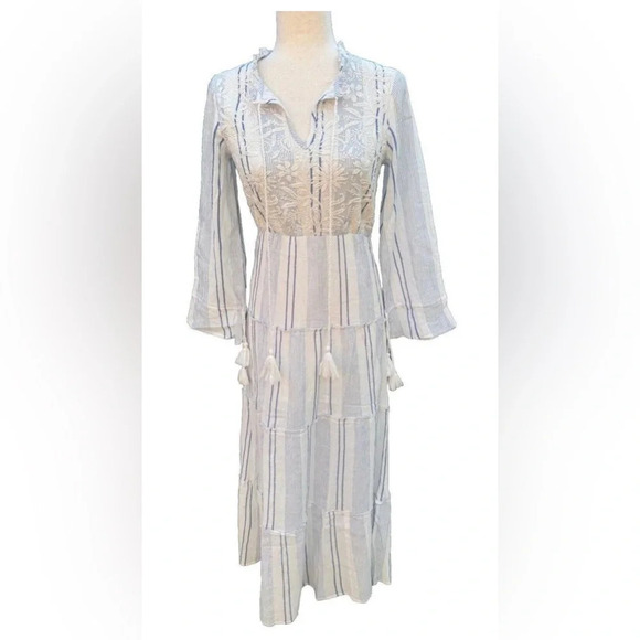 RAGA Dresses & Skirts - Anthropologie Raga Tiered Boho Maxi Dress